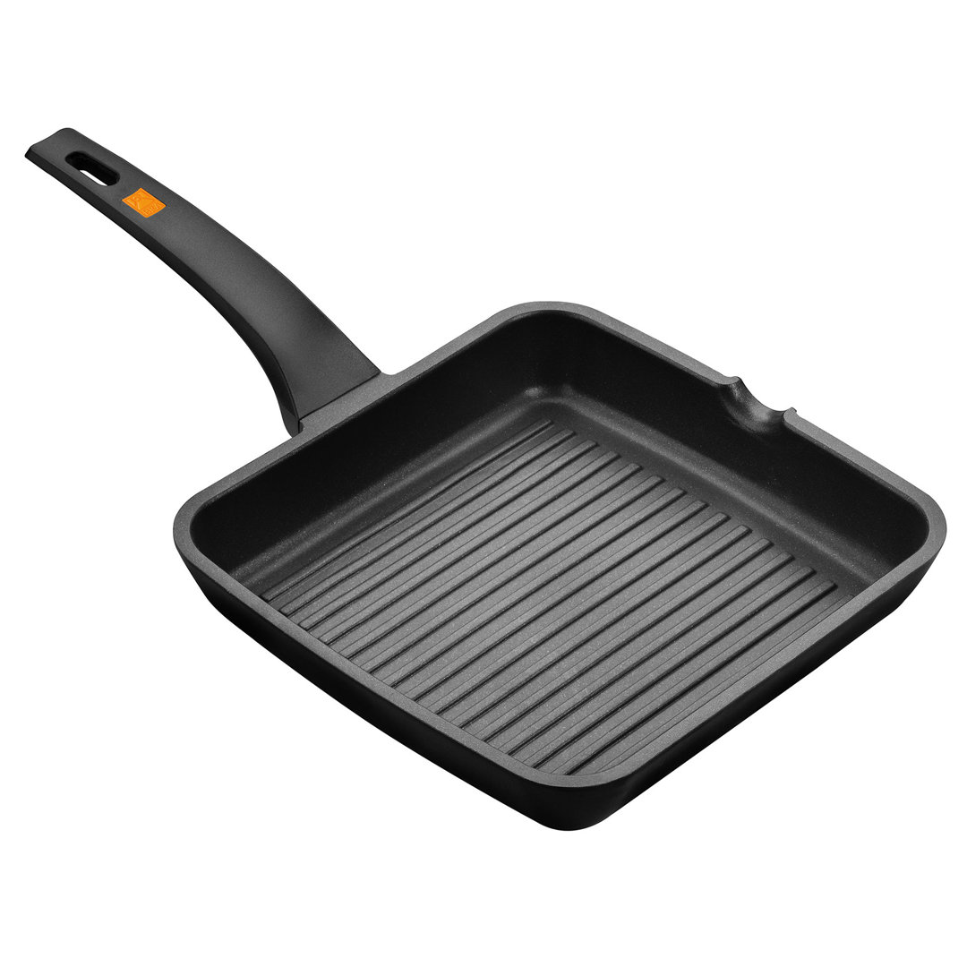 EFFICIENT RIBBED GRILL PAN 28x28 cm