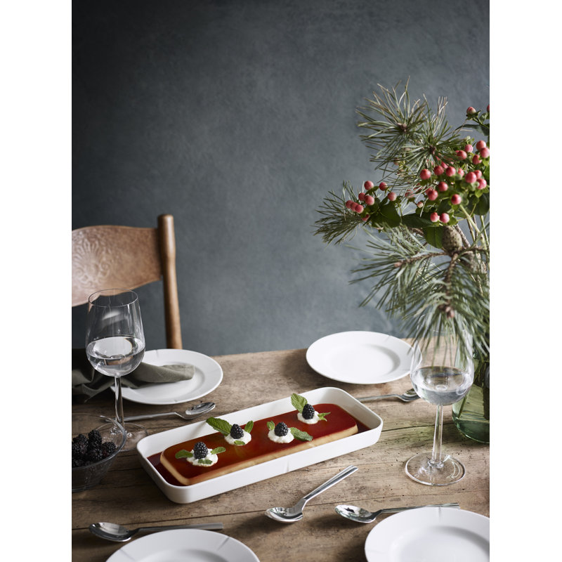 Grand Cru Rectangle Porcelain China Baker