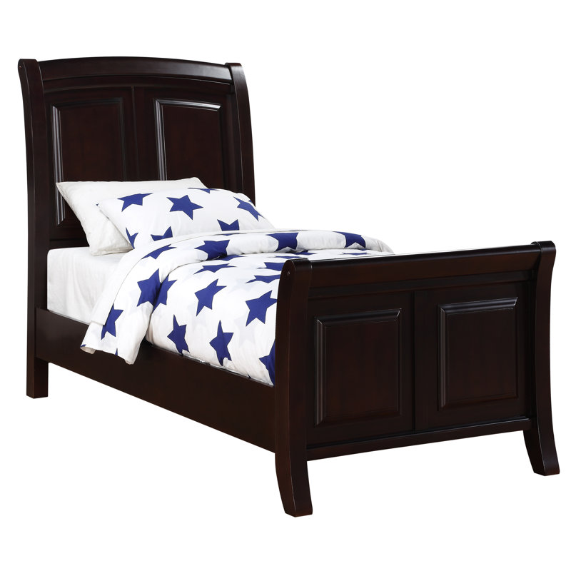 Lit-bateau Cheve, Cappuccino, Lit simple