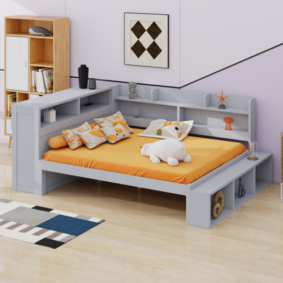 Lit de jour avec rangement intégré et ports USB