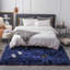 Tapis bleu marine 5 pi x 7 pi Palvinder
