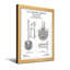 Impression de diagramme de brevet de brosse de toilette pour le bain et la lessive-121371359-121371356-121371357