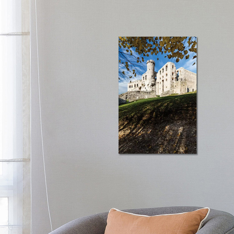 Ogrodzieniec Castle, Autumn, Poland by Mikolaj Gospodarek - Wrapped Canvas Print, 66.04 cm H x 45.72 cm W x 1.91 cm D