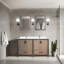 Meuble-lavabo double avec plateau en marbre de culture-2080667842