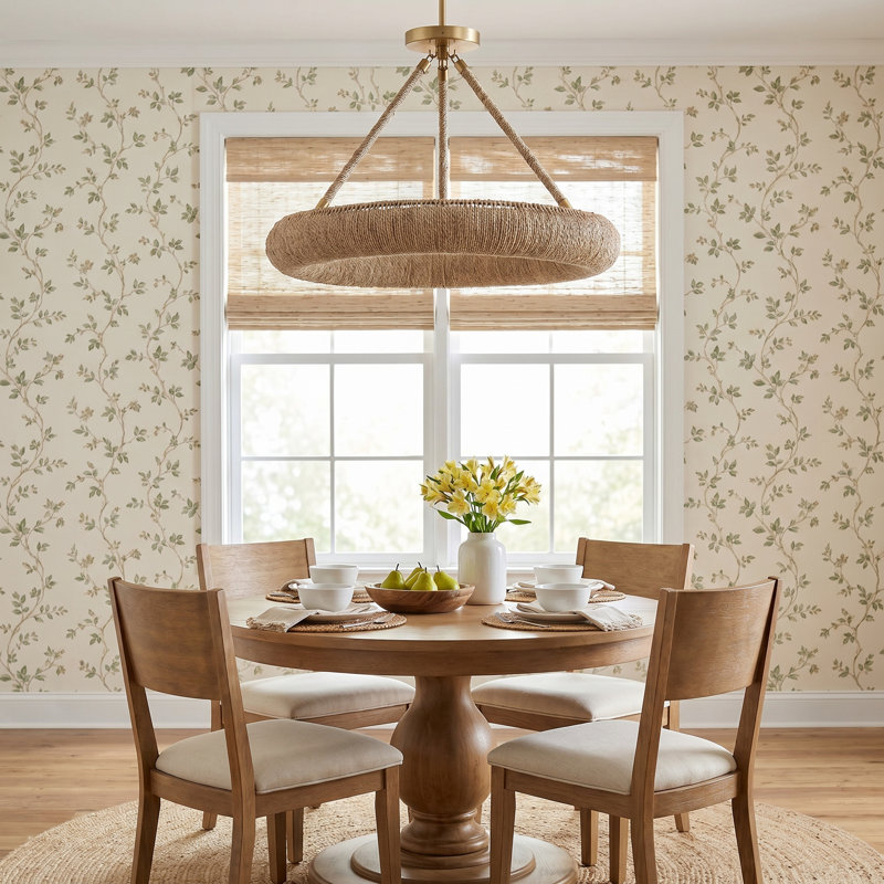 6 - Light Dimmable Wagon Wheel Chandelier