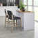 Roni Upholstered Counter Stool
