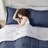 Bed-in-A-Bag Reversible Comforter Set with Bed Sheets & Memory Foam Cooling Pillows-115995423-115995419