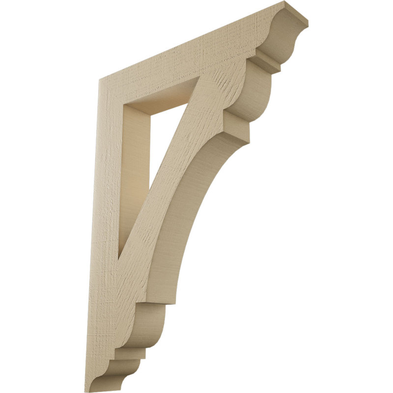 Support en bois de cèdre brut olympique Traditional, H 44 po x l 5,5 po x P 32 po