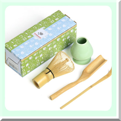 Matcha Tea Accessory Set for Ceremonial Preparation