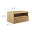 Table de chevet murale Crawley-88459682