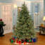Jersey Fraser 7.5' Green Fir Artificial Christmas Tree with 1000 Warm White LED Lights Includes Stand-1251418049