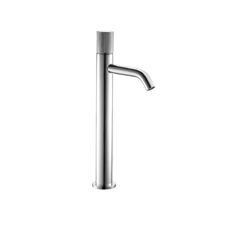 Robinet de vasque industriel Rosabella en chrome poli