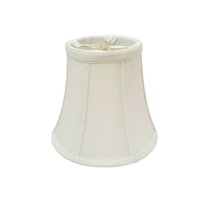 Abat-jour cloche en soie / shantung (à pince)