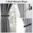 4Pcs Curtain Holdbacks,304 Stainless Steels, Black-655881496