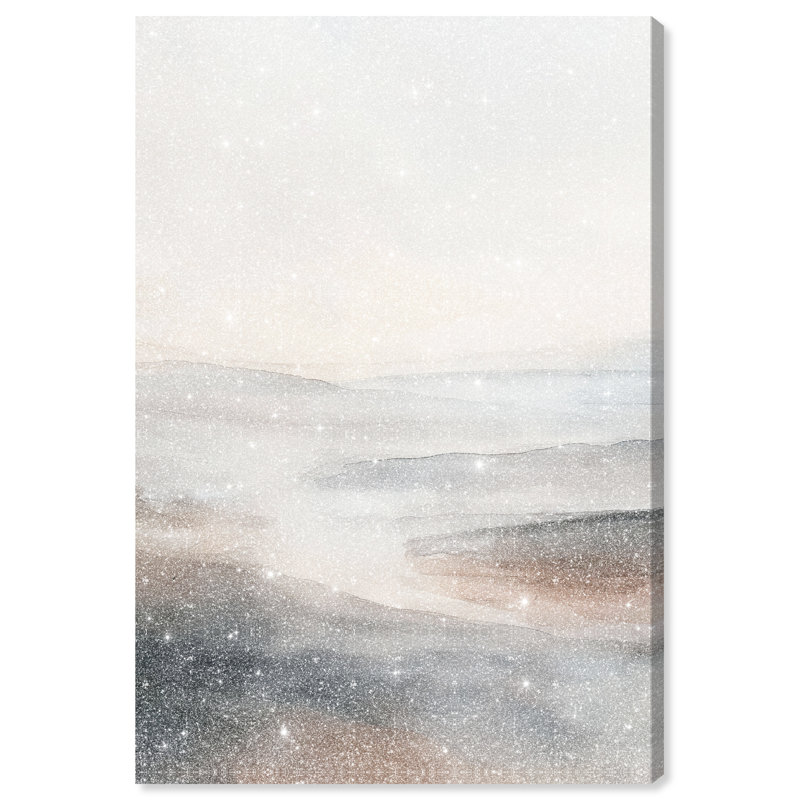 Desert Mirage Canvas Abstract Print by Oliver Gal, Black Frame, 10 x 15, 15"H x 10"W, Canvas Unframed