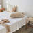 French Linen Pleated Bed Skirt-135245832-135245830-135245834