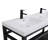 Raya 60'' Double Bathroom Vanity with Resin Top-1877693721