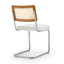 Chaise d'appoint en tissu à dossier bas-93022002