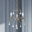 Lustre classique / traditionnel à 3 lumières de style bougie avec détails en cristal Dockray-346523017-375503287