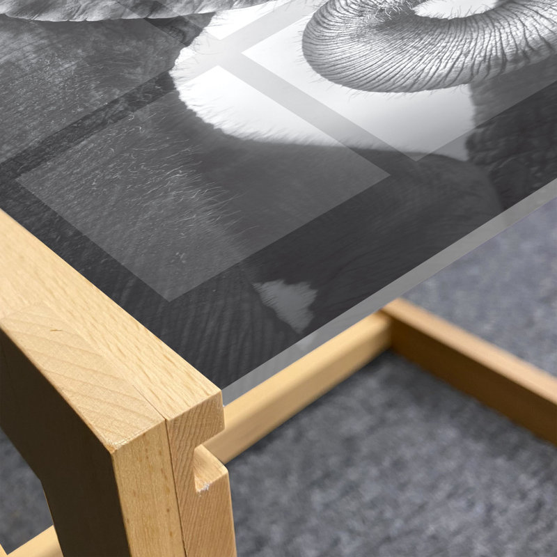 Jaber Sled Coffee Table, 40cm H x 91cm W x 62cm D