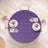 Ambesonne Ethnic Fitted Round Tablecloth Blue Violet Quartz-1379440554