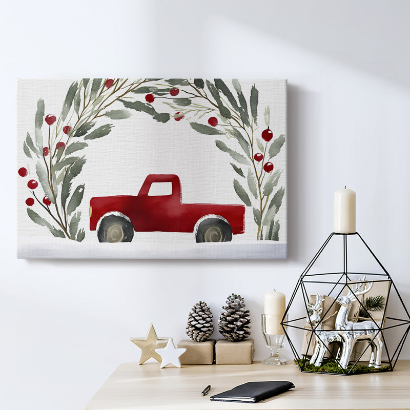 Christmas Holiday Arts - Toile tendue avec châssis XMA171569, H 16 po x l 24 po
