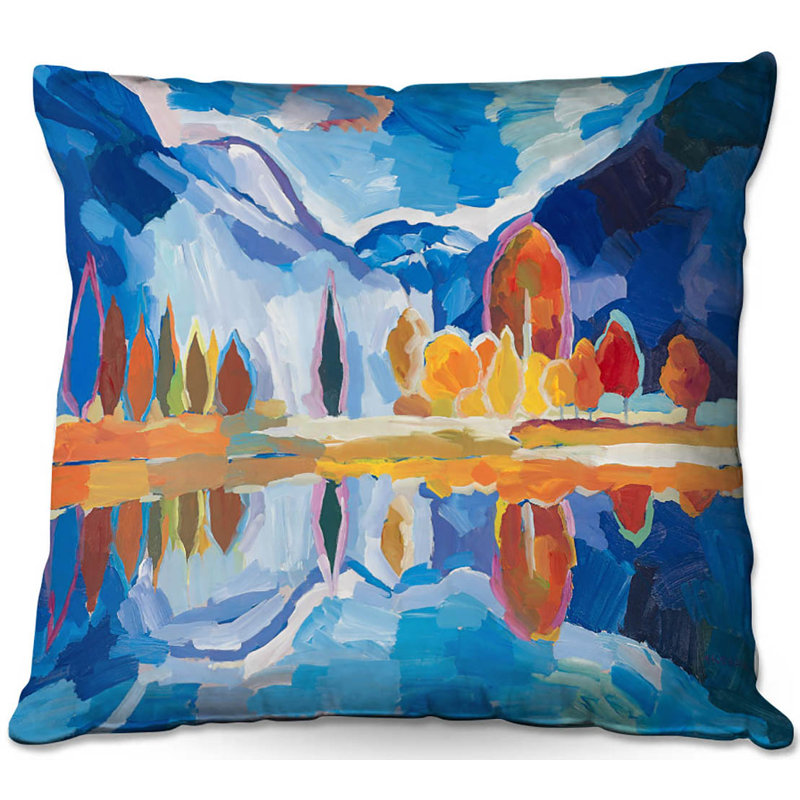 Coussin de couchage reflection automne, 16 po x 1 po