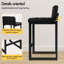 ALFORDSON 3x Bar Stool Padded Seat Breakfast Counter Dining Chair