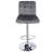 Square Back Adjustable Bar Stool Velvet-856585544