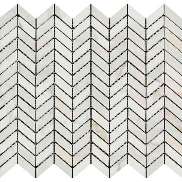 Marble Chevron Mosaic Wall & Floor Tile