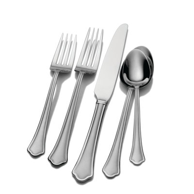 International Silver Capri Frost 20-Piece Stainless Steel Flatware Set, Service for 4