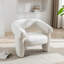 Fauteuil moderne rembourré à larges accents-1253259910