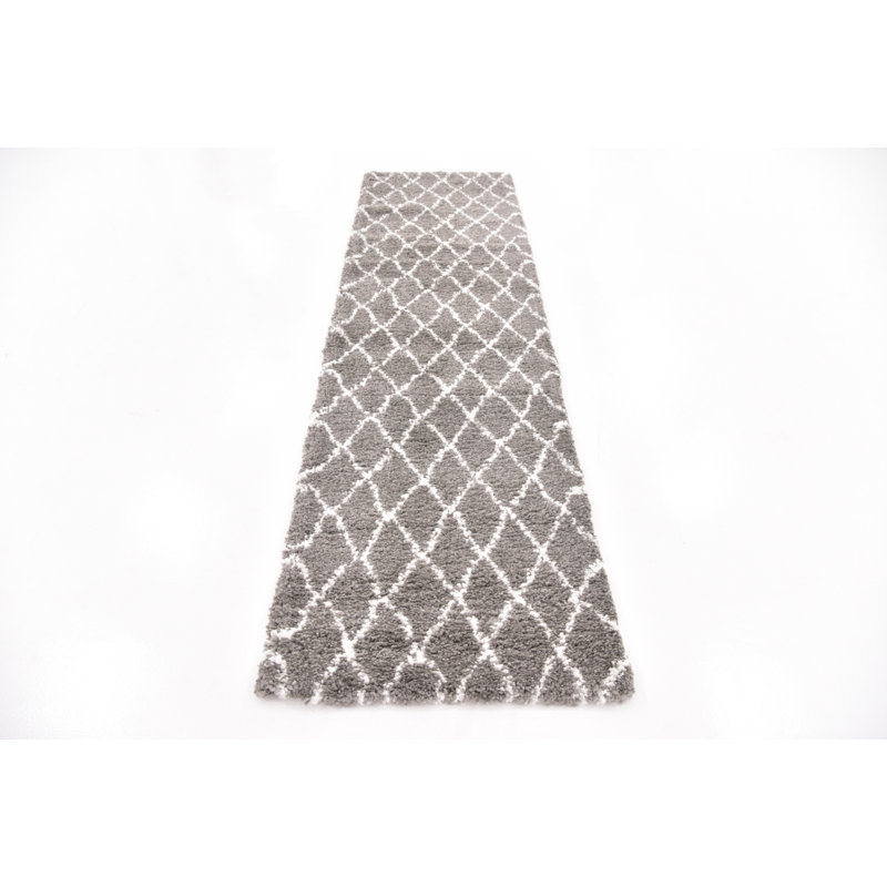 Reardon Grey Rug, Runner 79 x 305cm