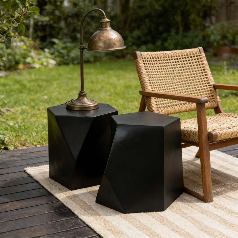 Ensemble de table basse, Noir