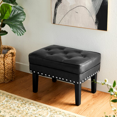 Mujaahid Manufactured Wood Accent Stool