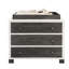 Milk Street Harper 3 Drawer Dresser (Mud/Snow)