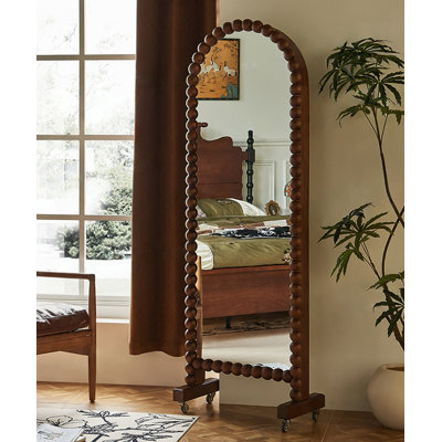 Half-Circle Solid Wood Full Length Mirrors