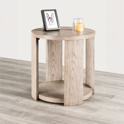 Modern Style 1pc Round End Table