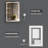 Harana Front and Back Lighting Dimmable Anti-Fog Bathroom/Vanity Mirror with Tempered Glass-1285717147