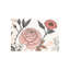 Tapis de bain délicat à motif de roses roses, 36 x 24