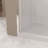 Shower Door  - 1/4"(6Mm) Tempered Glass, Chrome Aluminum Frame Material, Explosion Proof Film-122071553