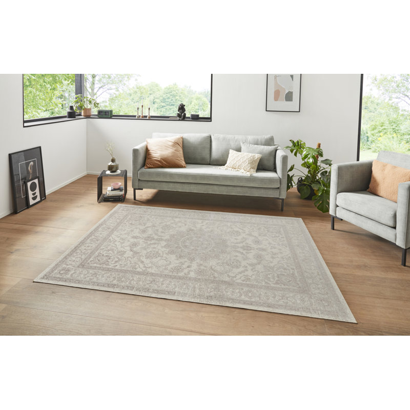 Täbris Tufted Cream/Anthracite Rug