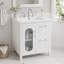 Meuble-lavabo 24 po avec lavabo et rangement élégant-193061267