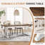 Galatea Metal Base Dining Table-125420934