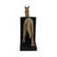 HORSE BOOKENDS 24cm Carved Wood Effect