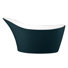 Amalfi 64-1/4" x 31-1/4" Freestanding Soaking Bathtub in Volcanic Limestone™ with No Overflow Hole