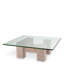 Coffee Table Ikal Travertine - Glass