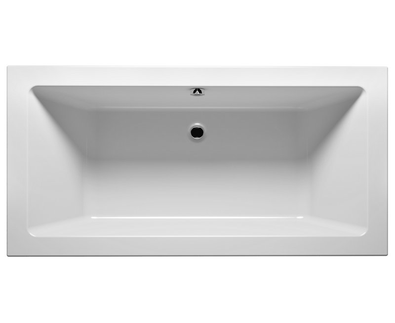 x Soaking Acrylic Bathtub, 80cm H x 190cm L x 100cm D