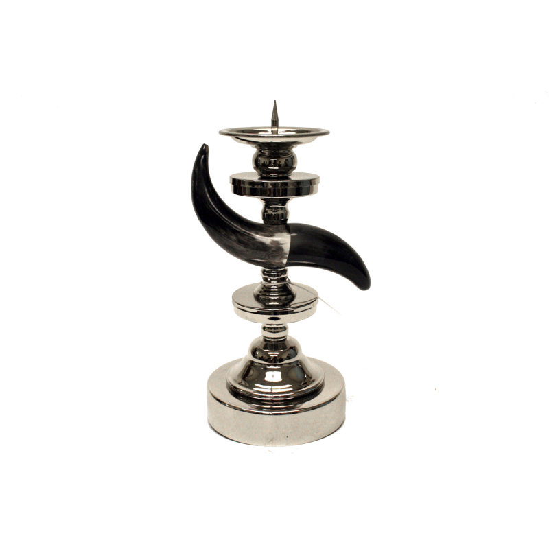 10.5'' H Metal Tabletop Candlestick