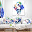 Anemones and Scull - Coussin imprimé floral-29883854-29883858